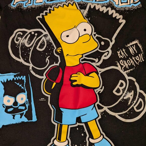 The Simpsons Bart Simpson Graphic Tee • Size 10/12 • Springfield Shirt - Picture 3 of 4